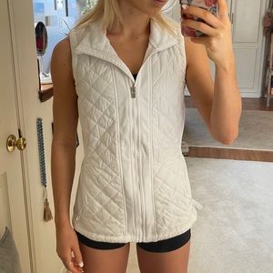 White Atheta Runner Vest